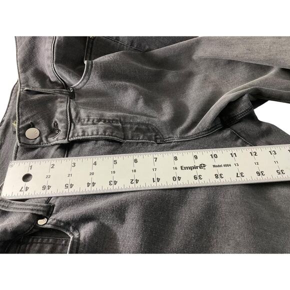 Thalia Sodi Jeans Womens 10 Black Gray High Rise Skinny Stretch Denim Distressed - Picture 5 of 8
